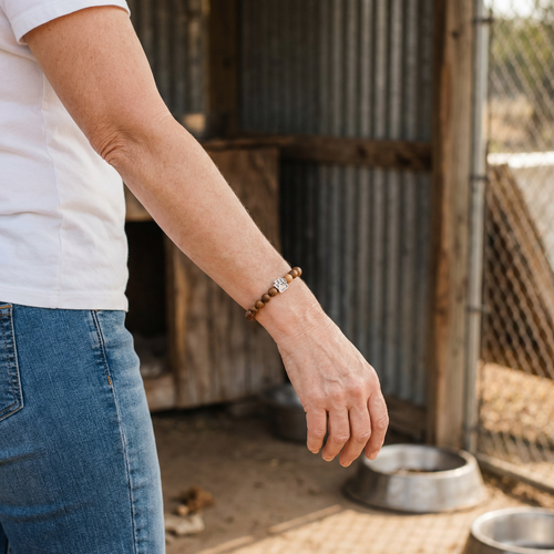 Earth Paw Bracelet worn